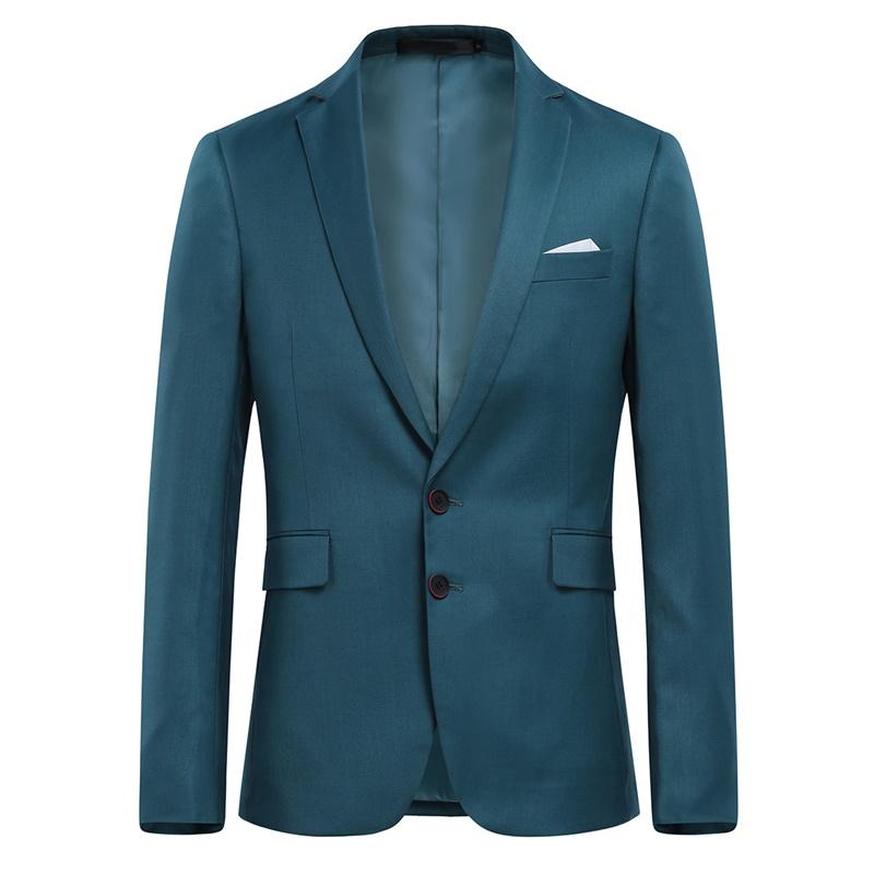 3-Piece Slim Fit DarkCyan Formal Suit