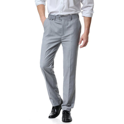 Light Grey Relaxed Suit Dress Pants