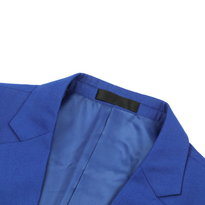 Fashion Jakcket One Button Casual Blazer Blue