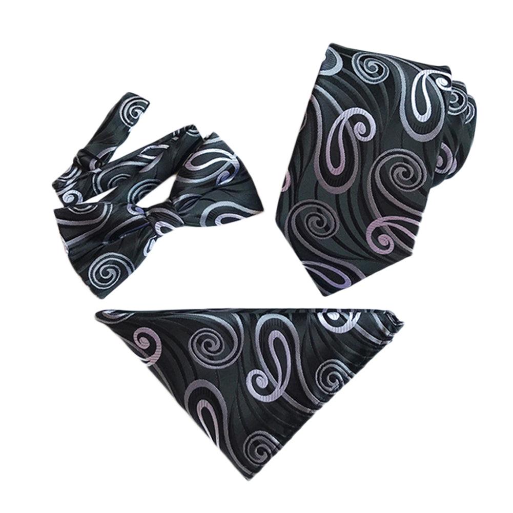 Paisley Floral Bow Tie Set For Suits 11 Styles - Cloudstyle