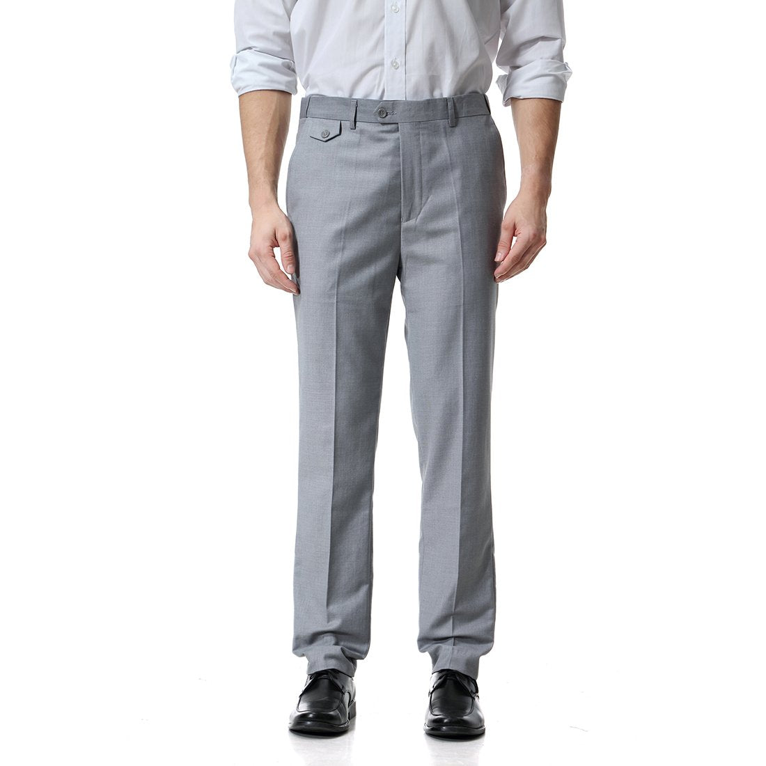 Light Grey Relaxed Suit Dress Pants