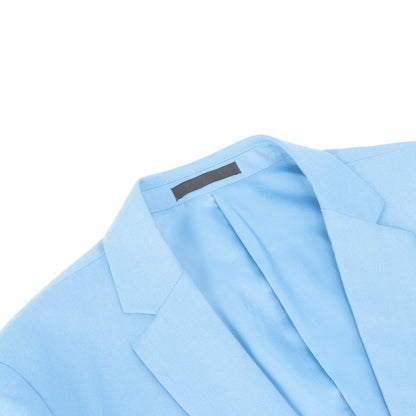 Sky Blue Stylish Blazer One Button Casual Blazer