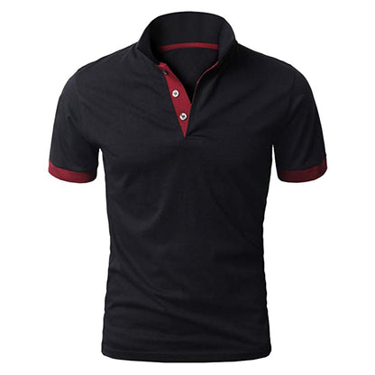 Essential Polos Maroon &amp; Black Classic Polo Shirt