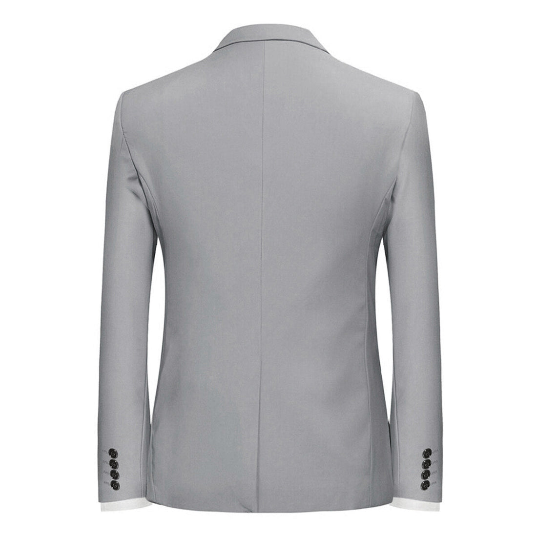 Grauer stylischer Blazer mit einem Knopf, lässiger Blazer