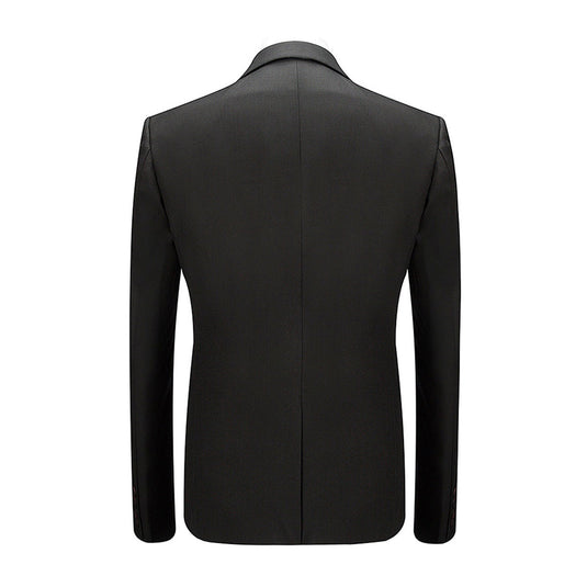 Slim Fit Black Formal Suit - 3-Piece Set | AlltheMen