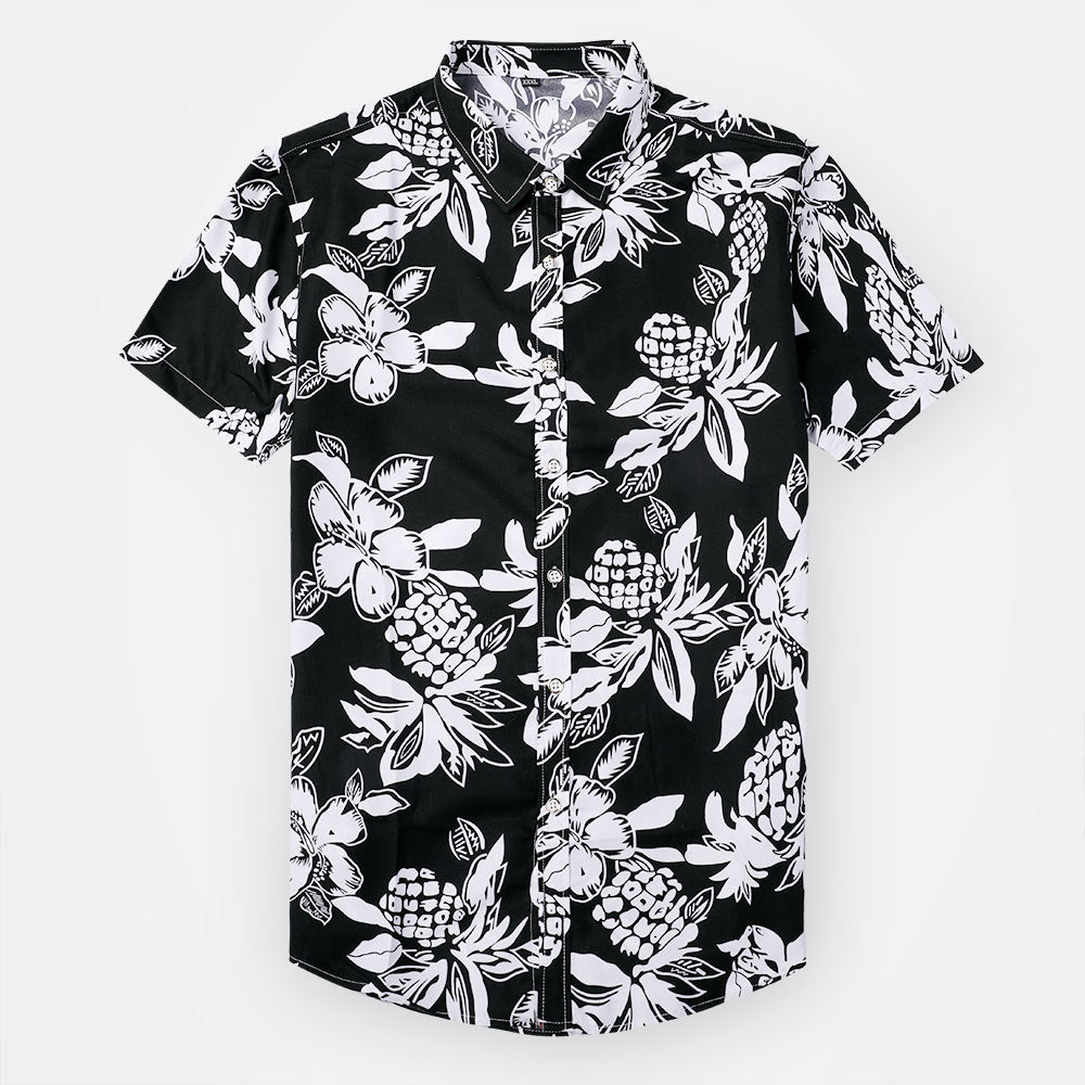 Ventilate Casual Shirt Print Black Shirt