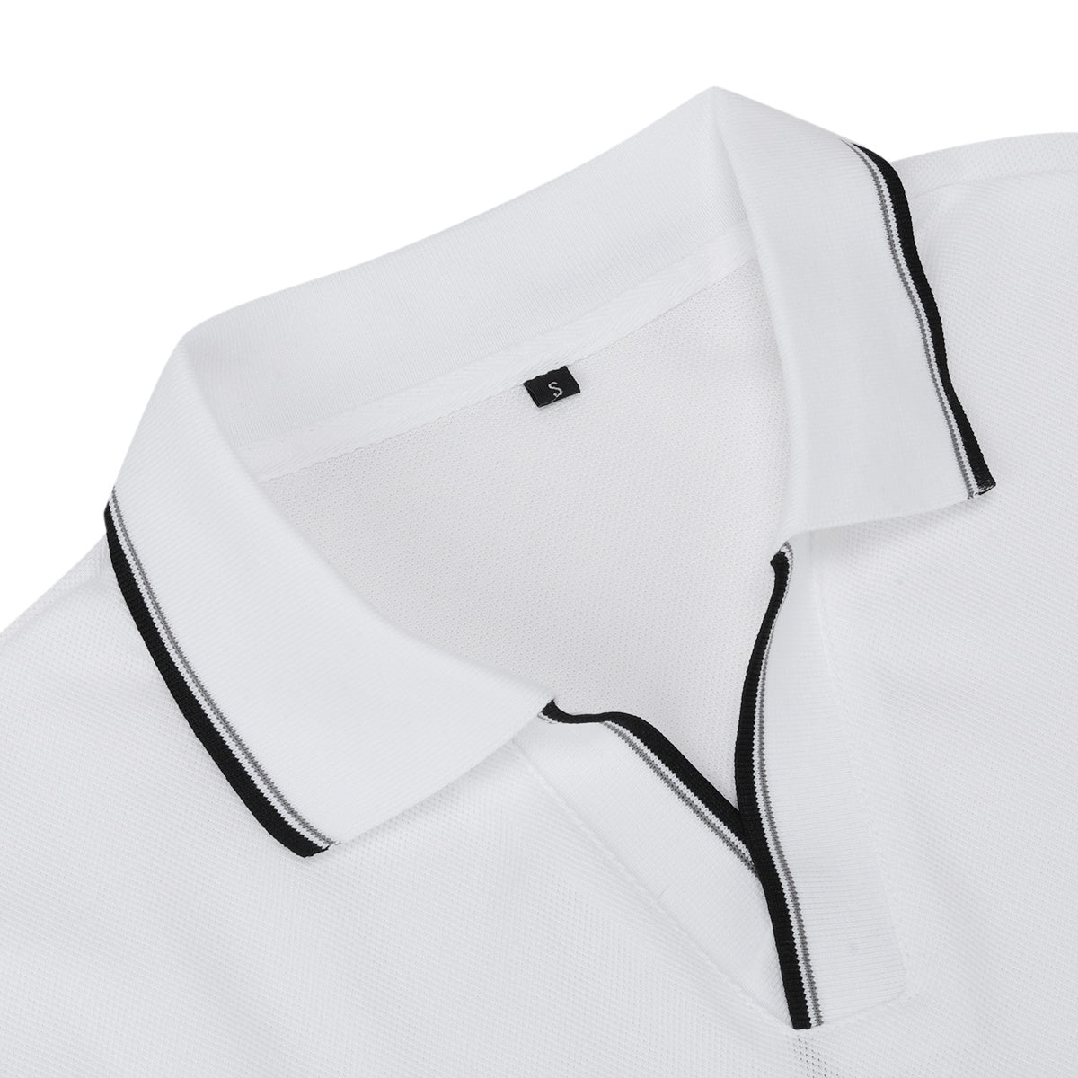 White Series Polos Turn-Down Collar Shirt