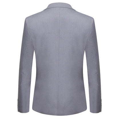 Classic Birch Silver Suit - 3-Piece One Button