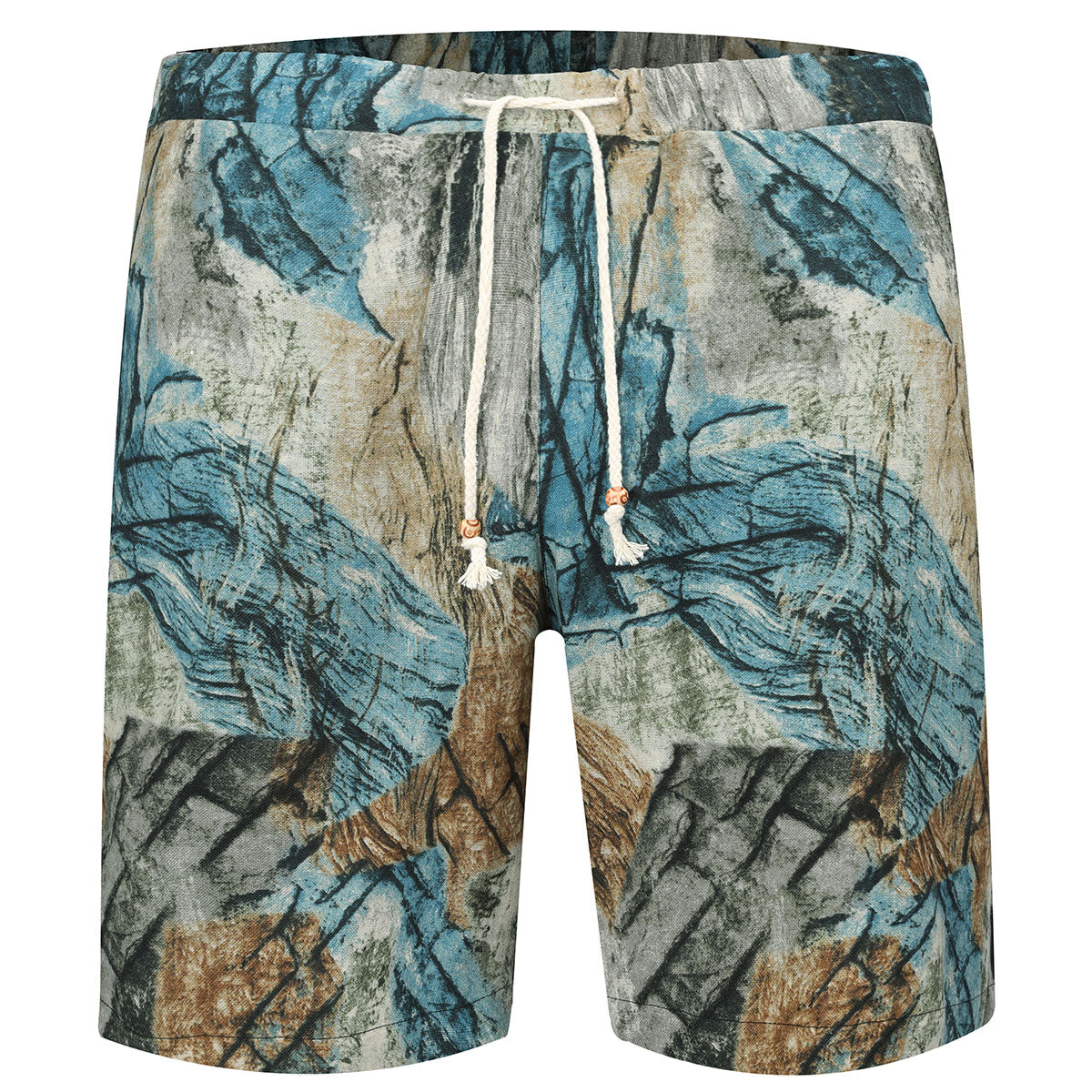 Trendy 2-Piece Color Printed Hawaii Summer Suit