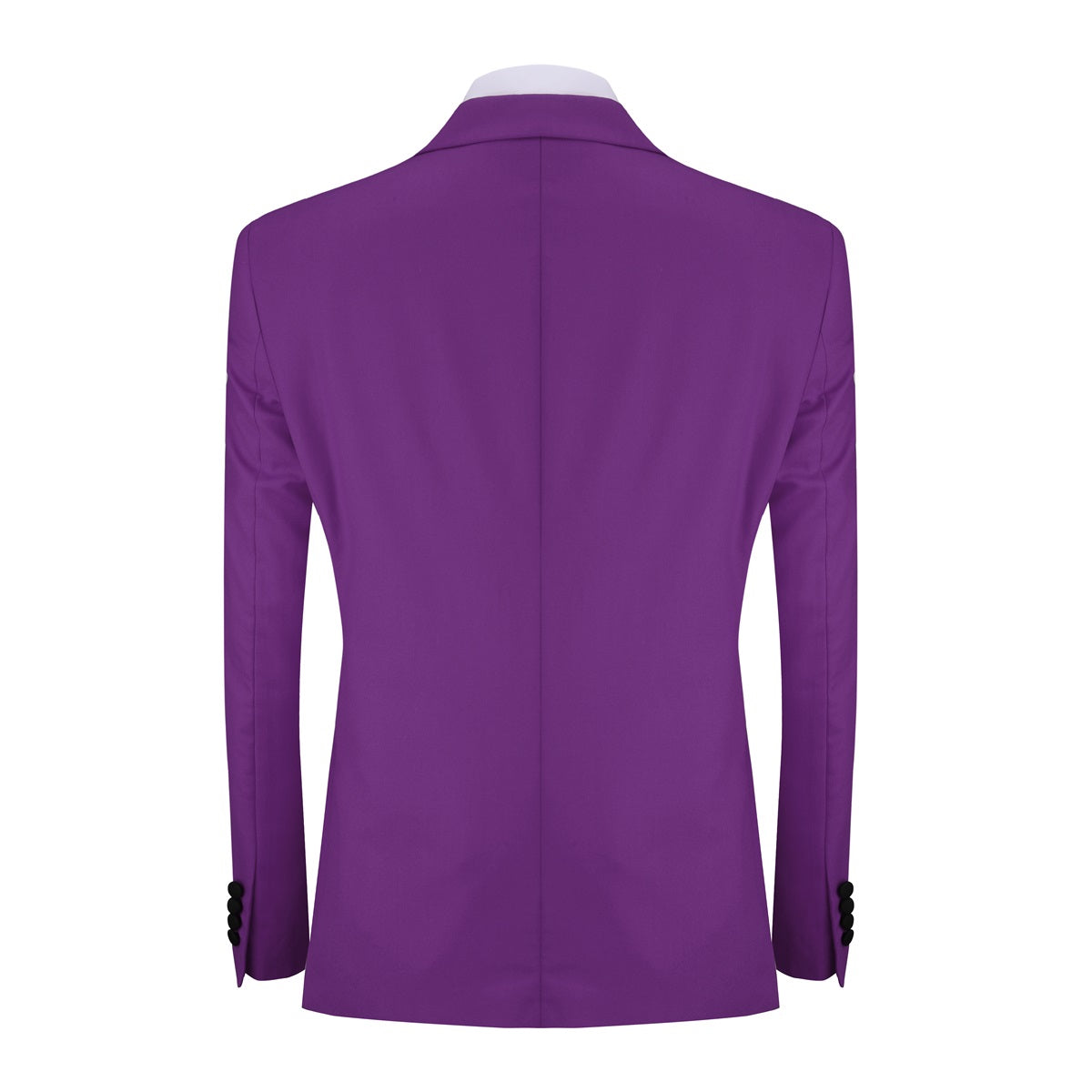 Purple 3-Piece Slim Fit Tuxedo - One Button, Peaked Lapel