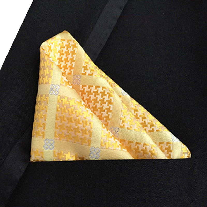 2-Piece Print Neckties and Pocket Square set