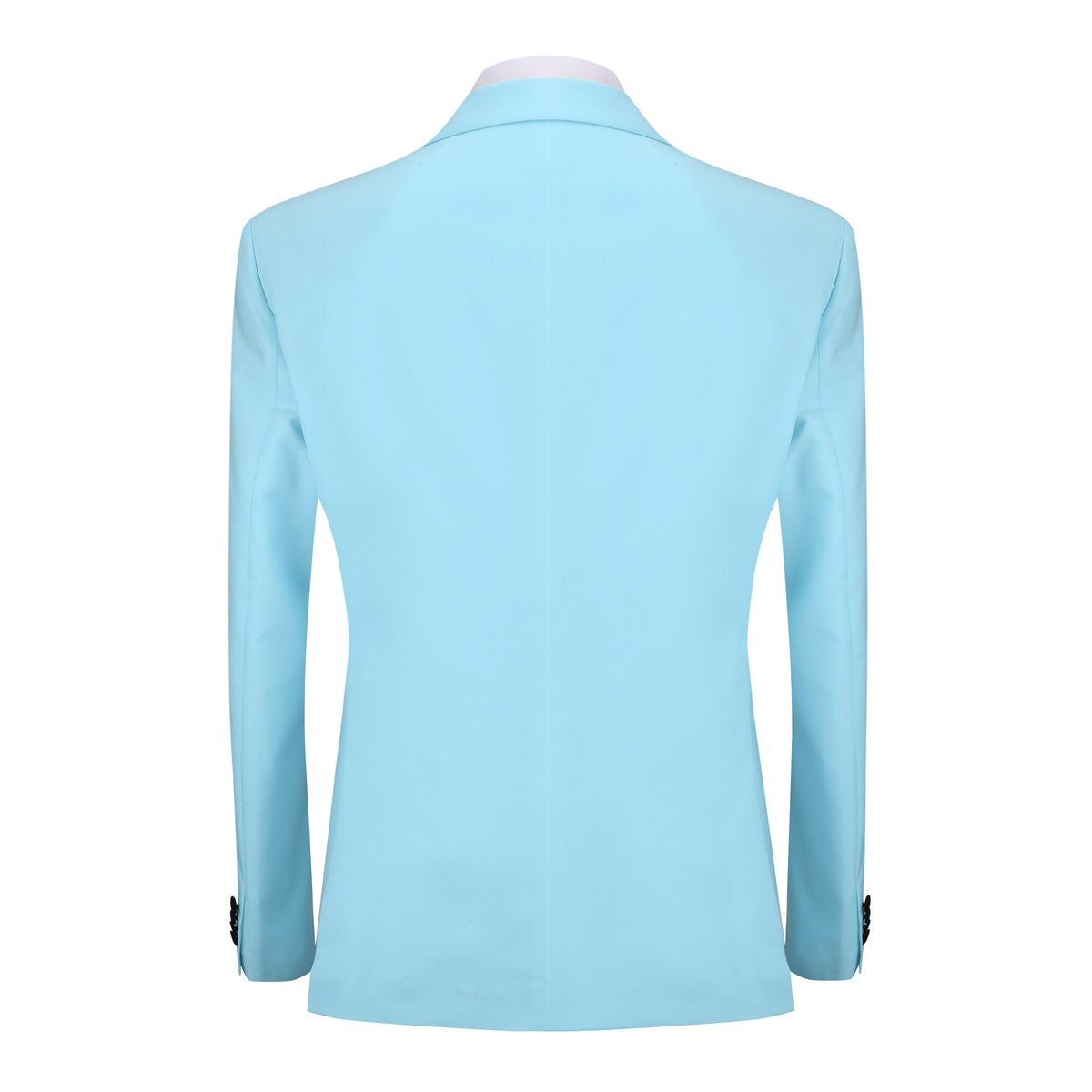 Light Blue 3-Piece Slim Fit Tuxedo - One Button, Peaked Lapel