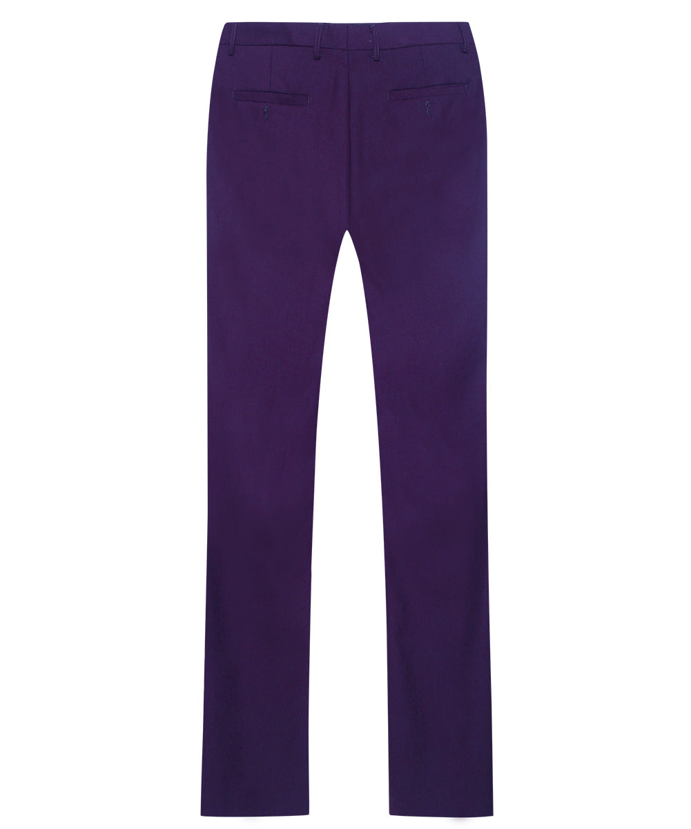 3-Piece Slim Fit Classic Violet Purple Suit