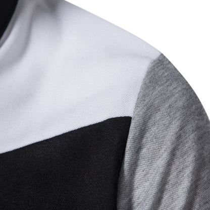 Fusion Collar Contrast Trim Polo Shirt White