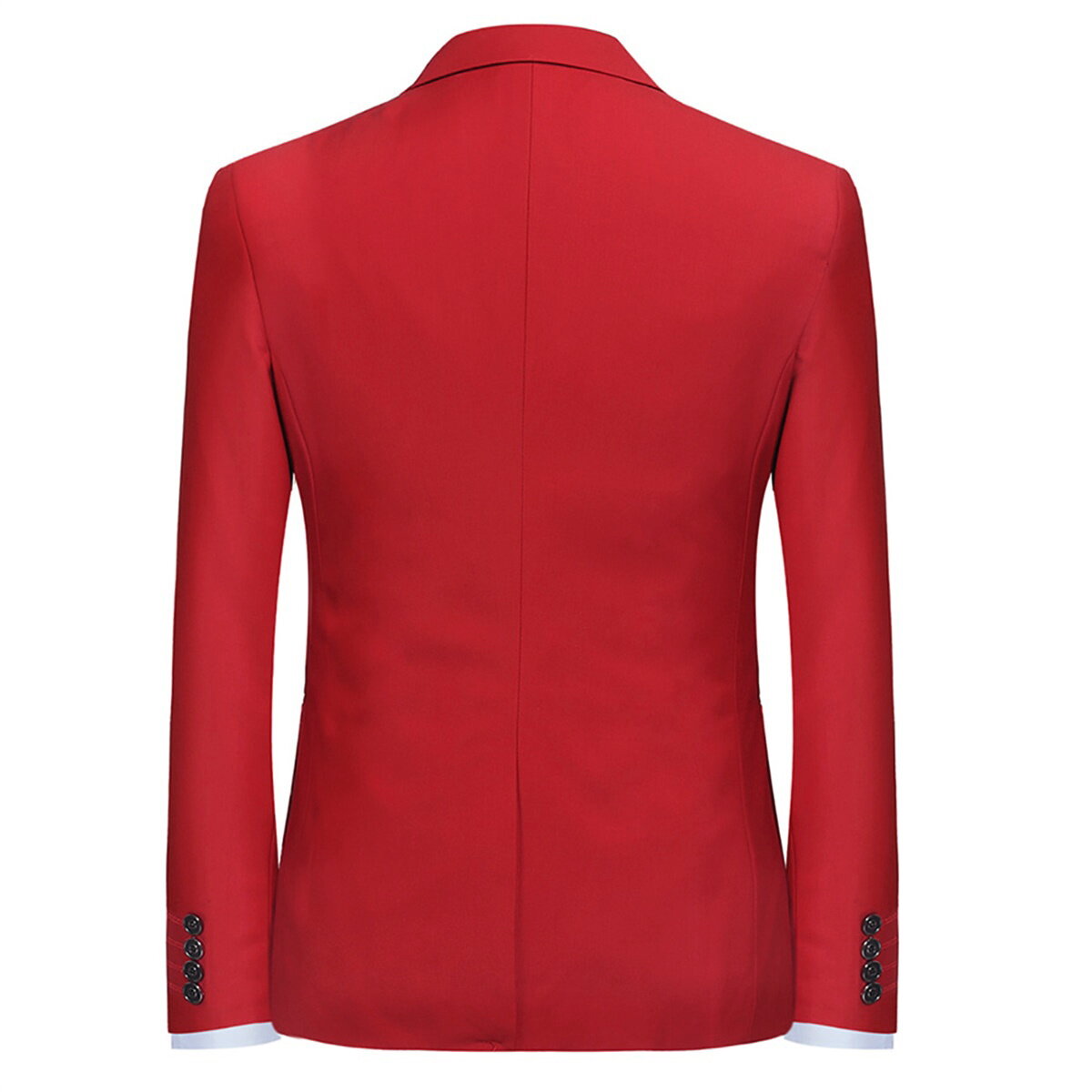 Red Stylish One Button Casual Blazer