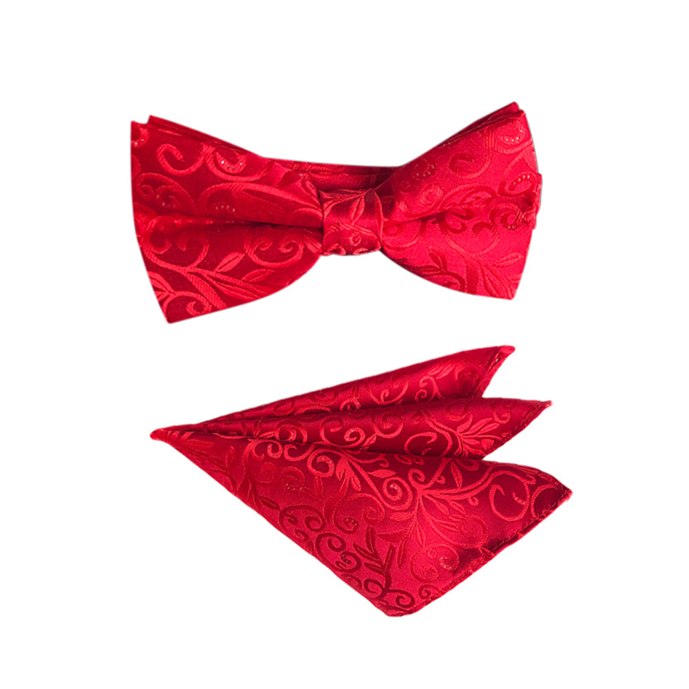 Paisley Skinny Bow Tie Set 13 Styles - Cloudstyle