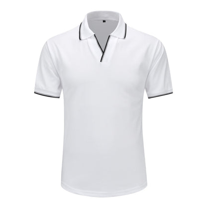 White Series Polos Turn-Down Collar Shirt