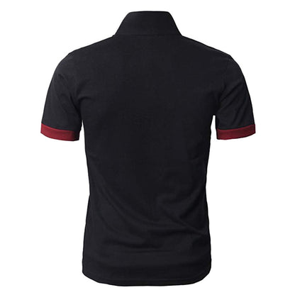 Essential Polos Maroon &amp; Black Classic Polo Shirt