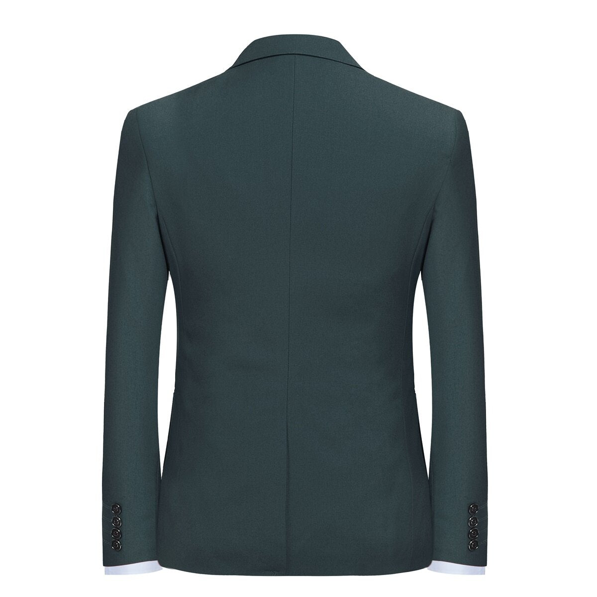 Dark Green 2-Piece Slim Fit Minimalist Suit