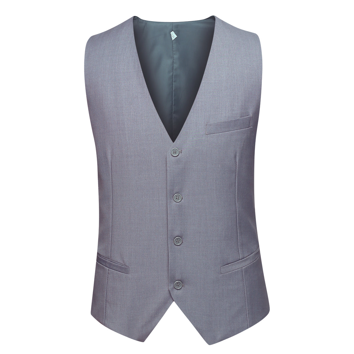 Classic Birch Silver Suit - 3-Piece One Button